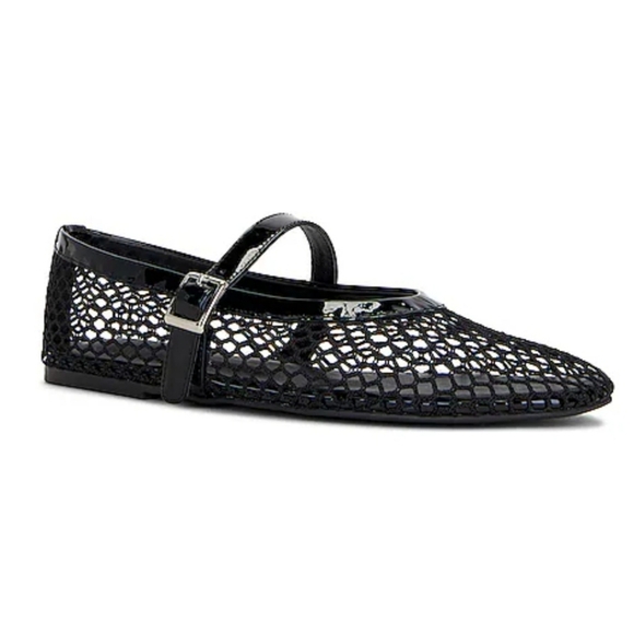 Tony Bianco Shoes - Tony Bianco Mesh Mia Mary Jane Flats Black Women’s Size 9